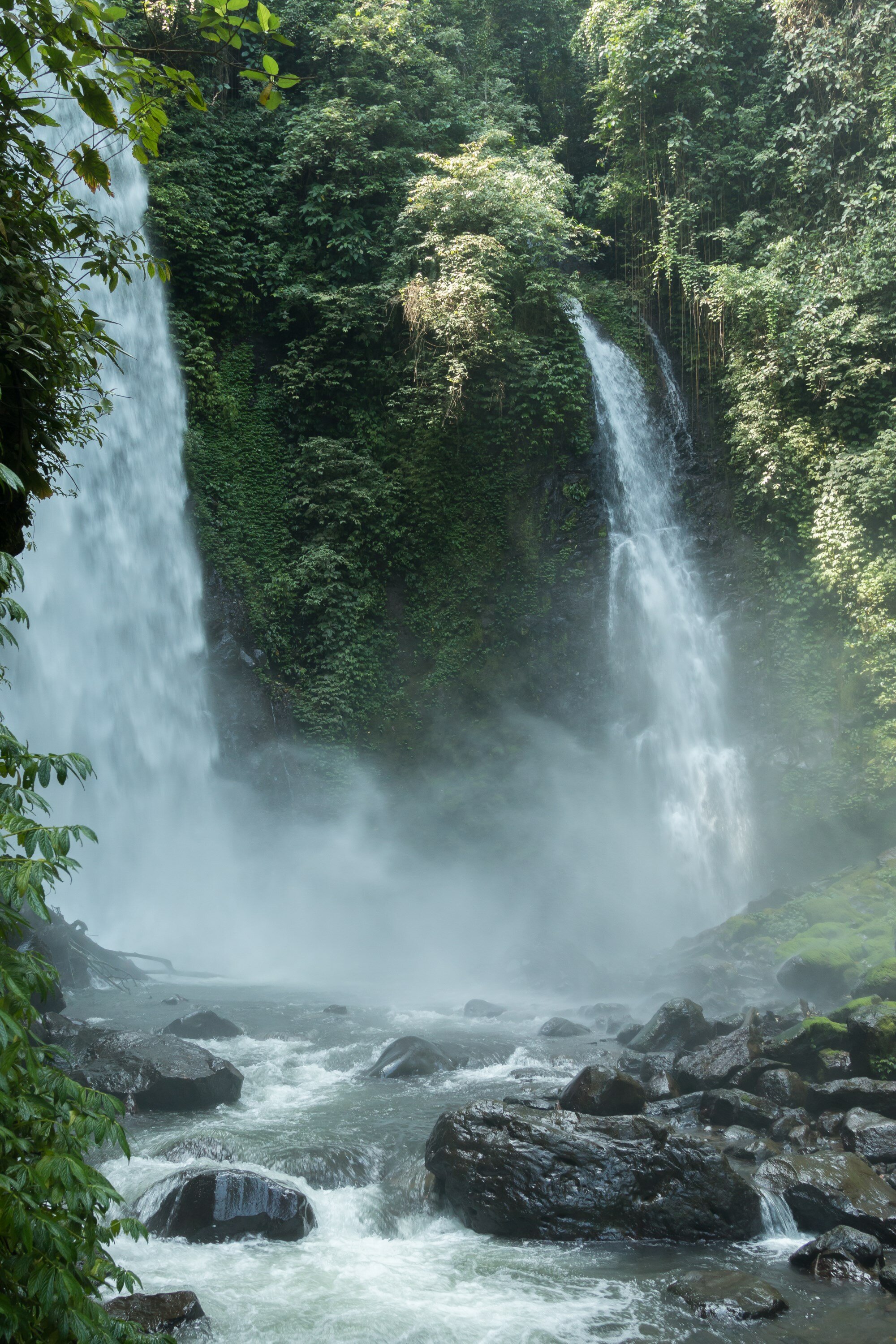 Kali waterfall hike, North Sulawesi