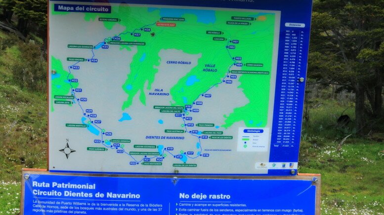 Dientes de Navarino map