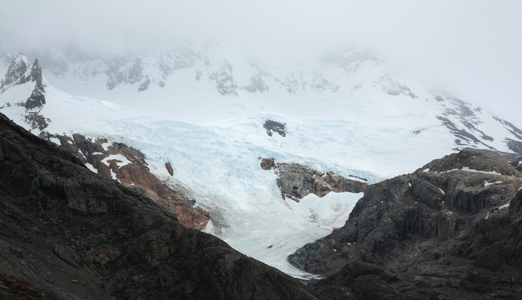 Glacier on the Pollone trail