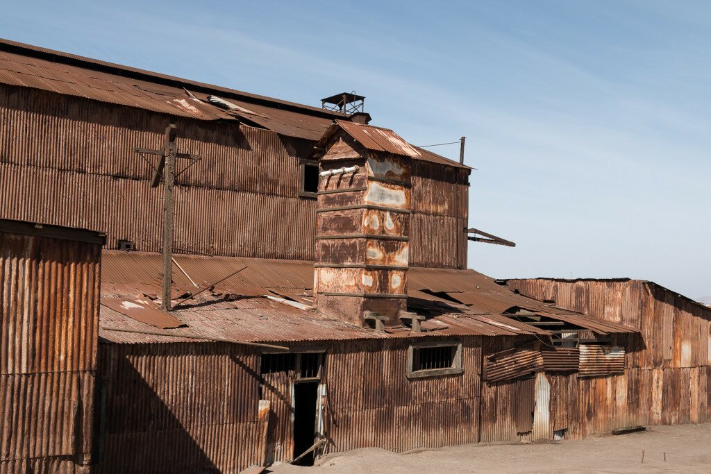 Industrial area of Humberstone ghost town