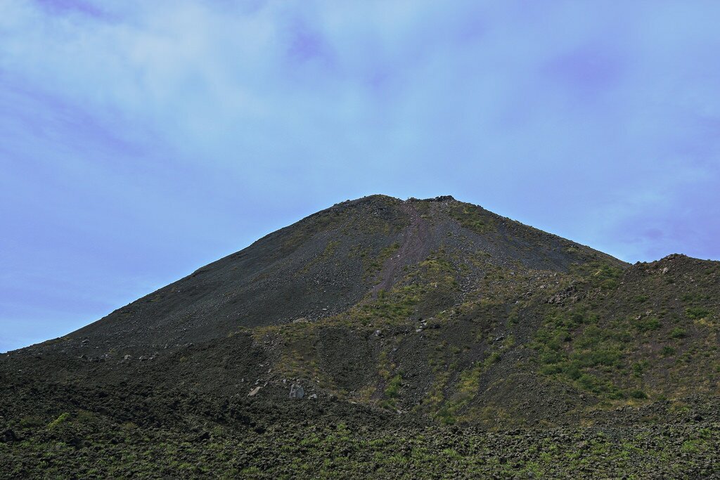 View from the bottom of Cerro Verde, looking up to Izalco